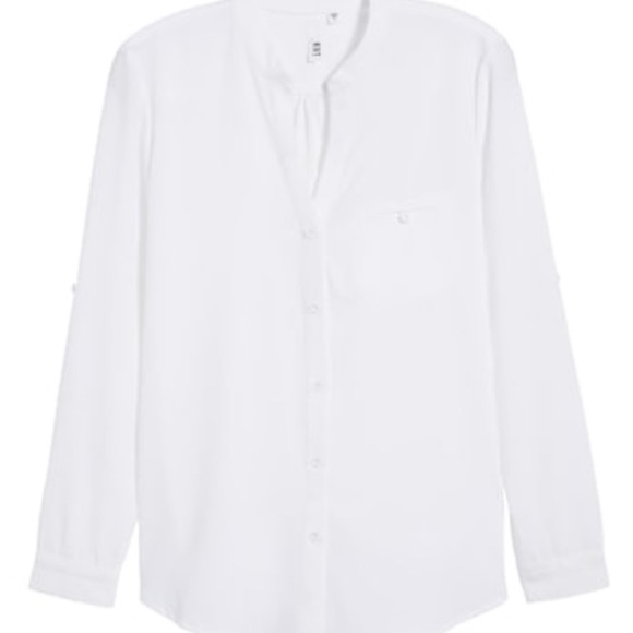 Kut from the Kloth Tops - Kut from the Kloth Classic White Button-Up Blouse